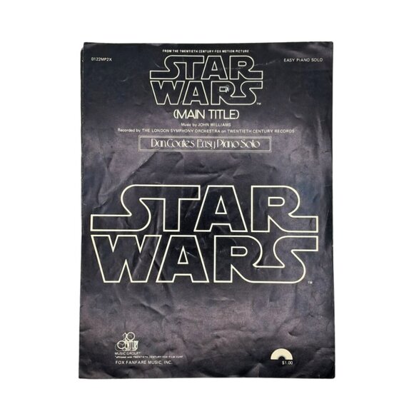 Star Wars Sheet Music Lot - Main Title & Solid Gold Songs - Big Note Piano & Eas - Picture 2 of 7
